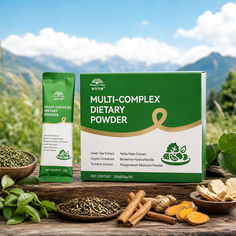 Private Label Metabolic Health Powder Berberine Cinnamon Turmeric Green Tea Custom Formulation