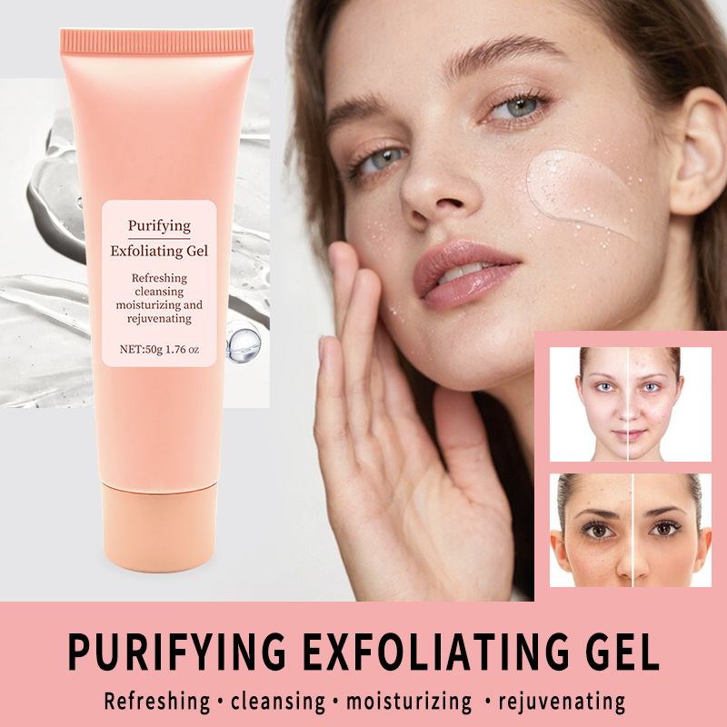 Wholesale OEM Cross-border Southeast Asia Hot Spot Exfoliating Face &amp; Body Scrub Gel 50g Box Packaging Purification