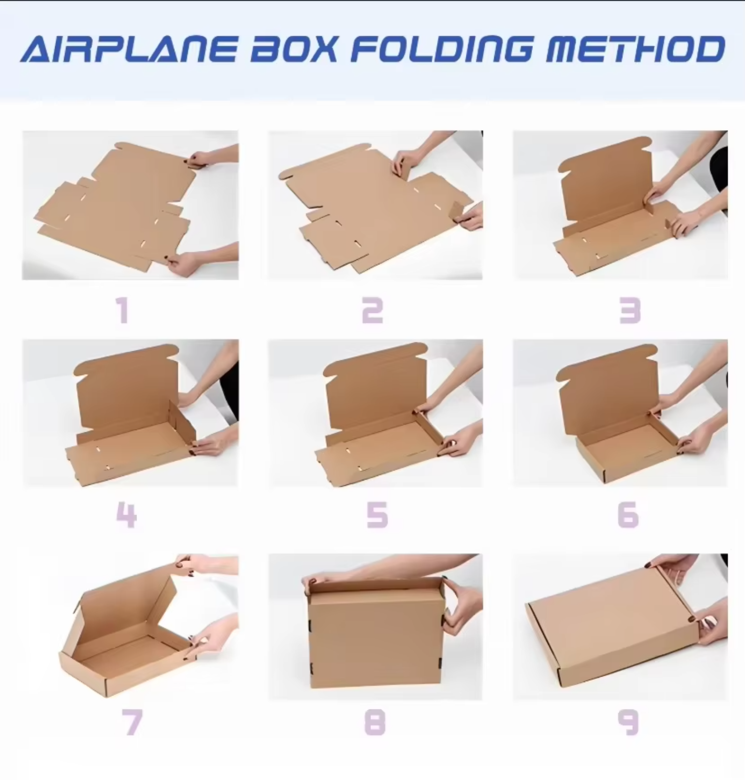Factory Custom Eco Textured Kraft Light Blue Inner Corrugated Organic Skincare Baby Care Boutique Mailer Box