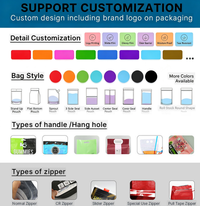 Custom Packaging and Printing Services Side Tear Small Stick Bags Powder Liquid Disposable Strip Sachet Packaging Bags