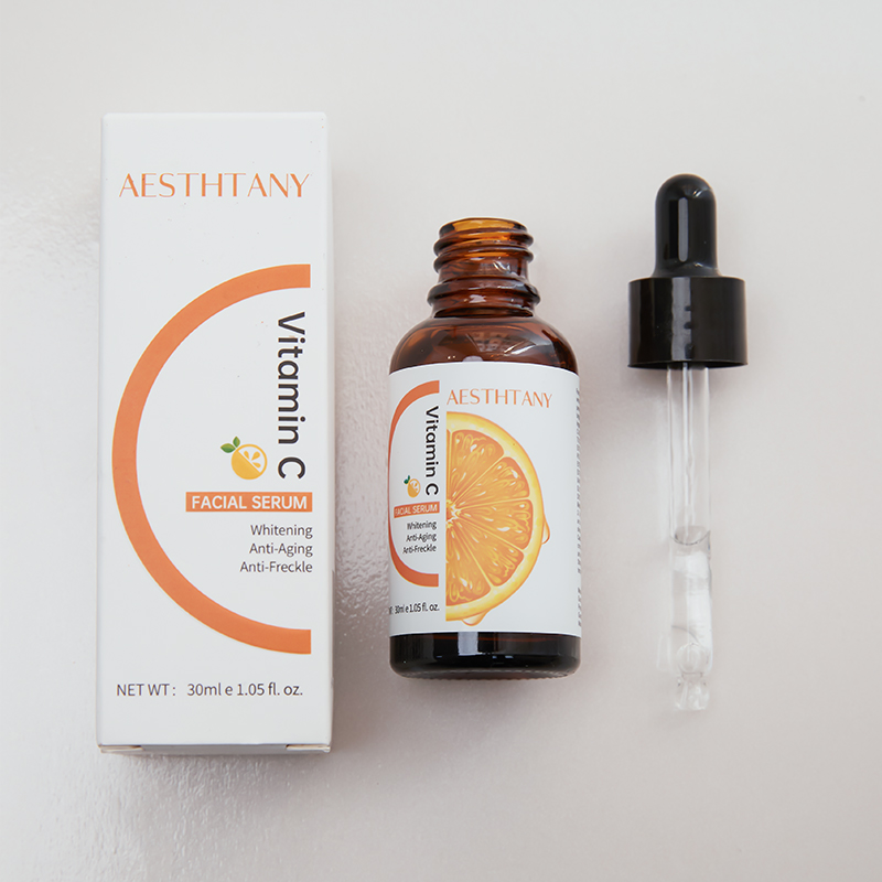 Private Label Logo Collagen Vitamin C Hydrating Beauty Whitening 30ml Serum Liquid Face Female OEM ODM Private Label