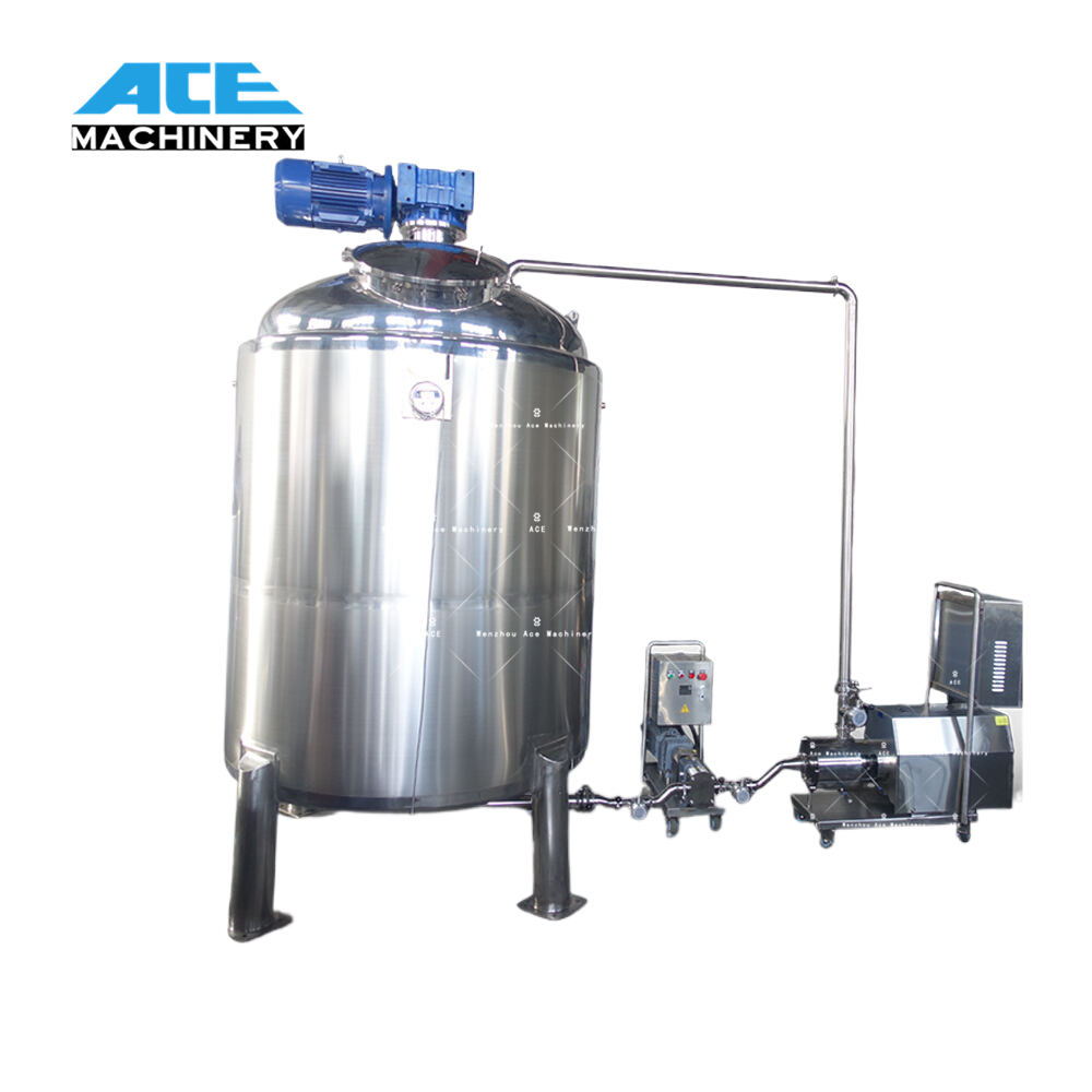 2500-Liter Vacuum Mixing Tank
