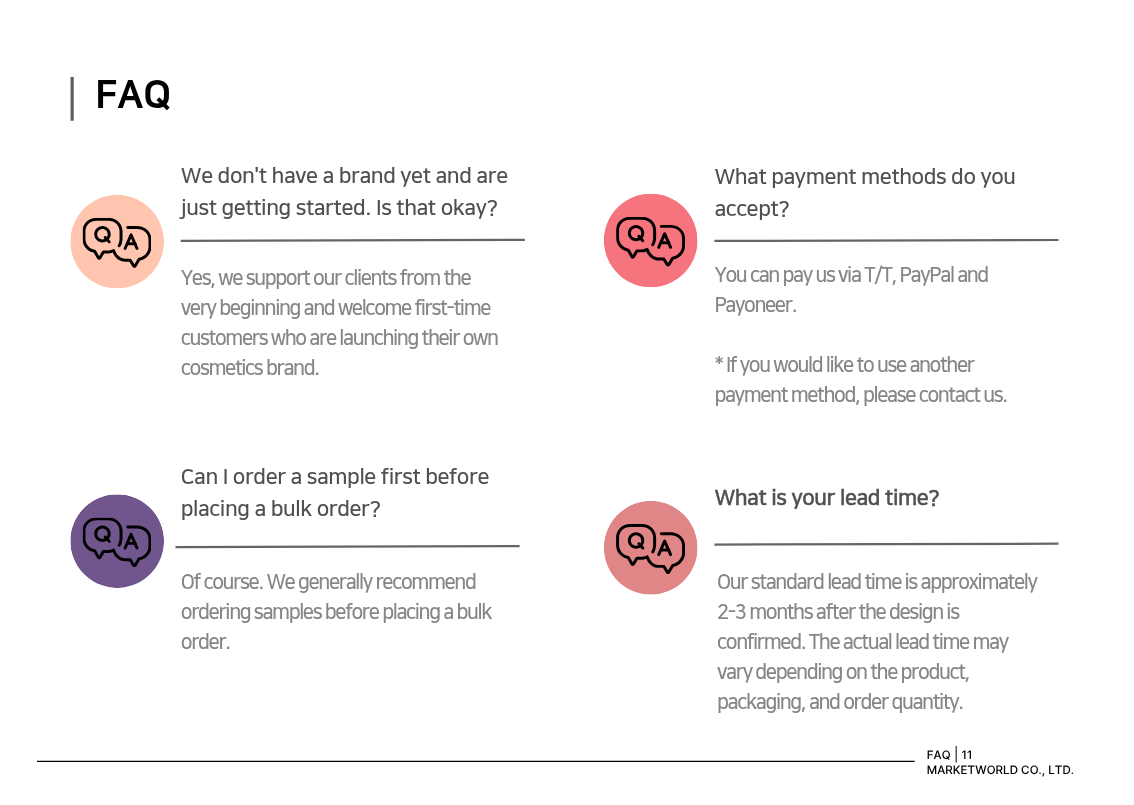 Minimum Order Quantity Overview