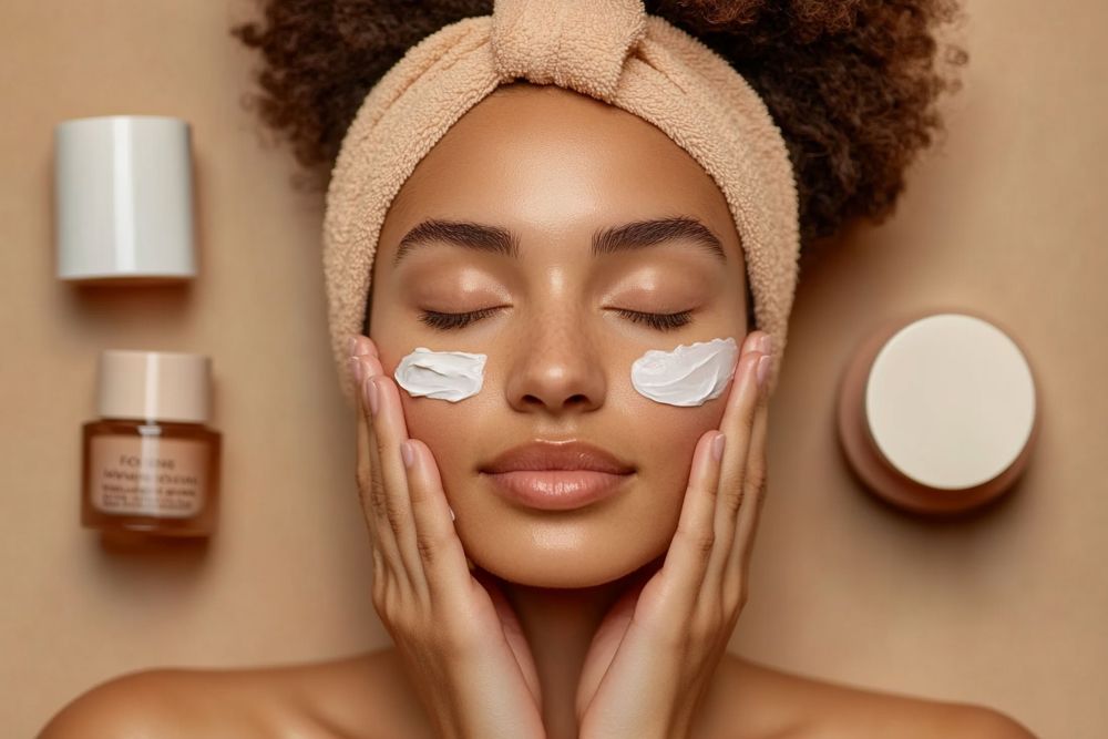 Skincare formulation and cream application