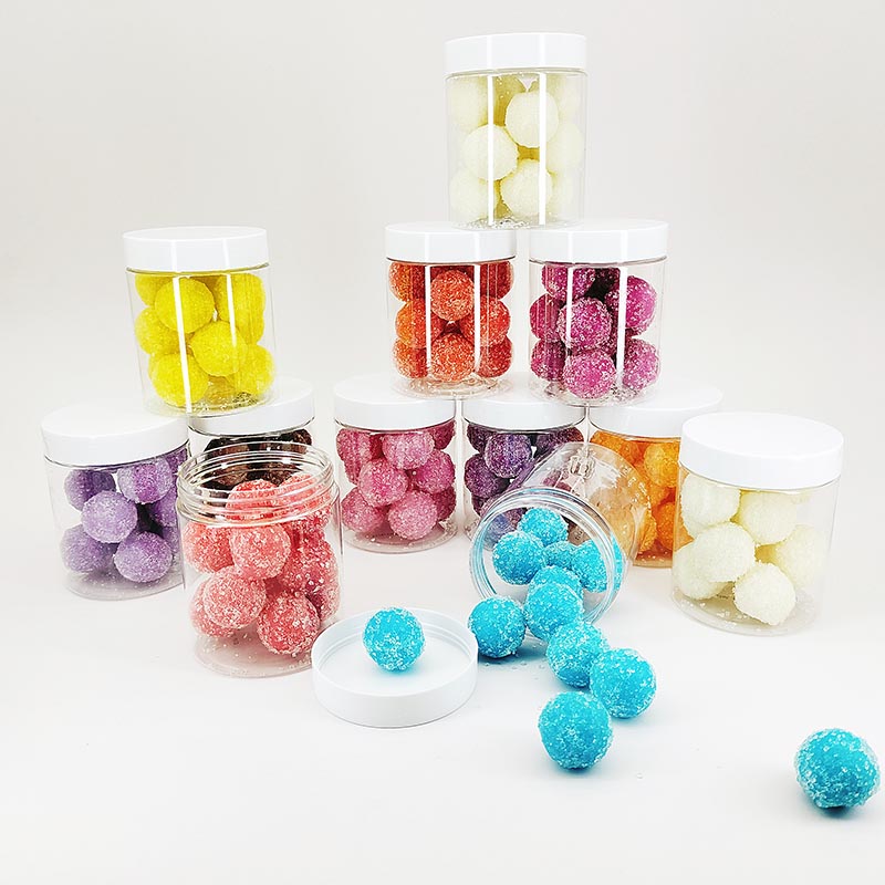 Custom Body Bath Skin Scrub Balls Logo OEM Best Organic Gommage De Sucre De Bain Fruit Salt Body Sugar Scrubs Ball