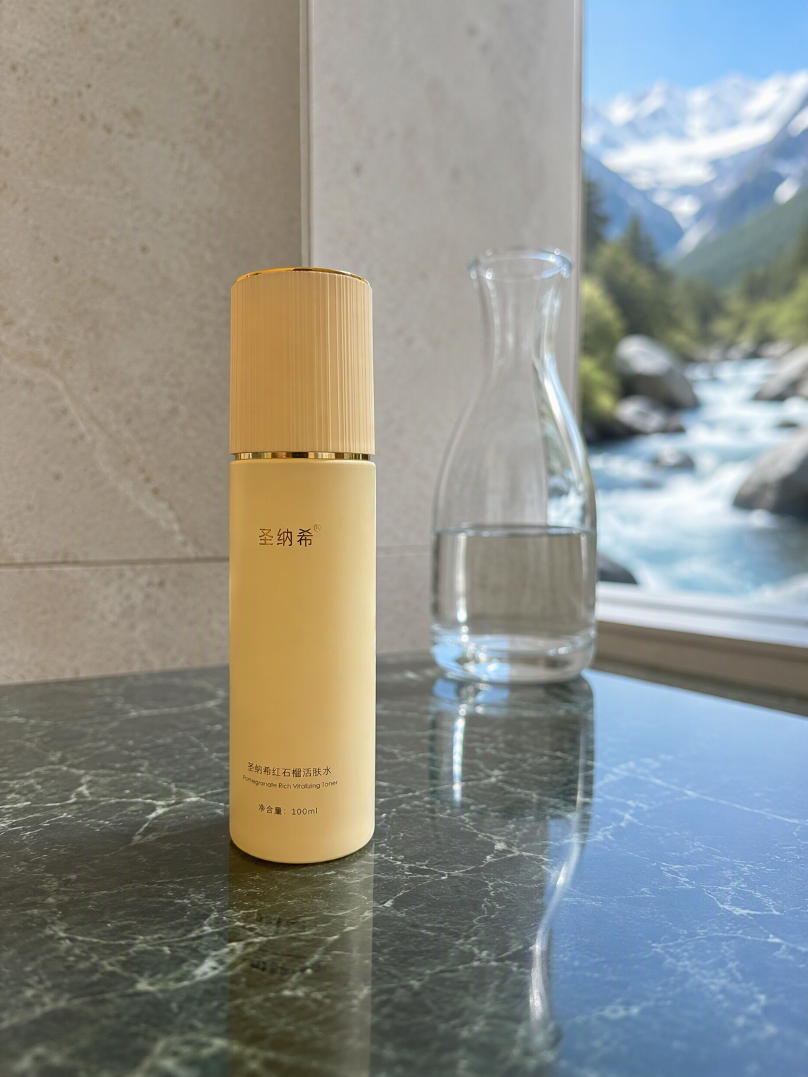 Custom Formulation SANAE Nourishing Face Tonic with Swiss Glacier Water Custom Formula