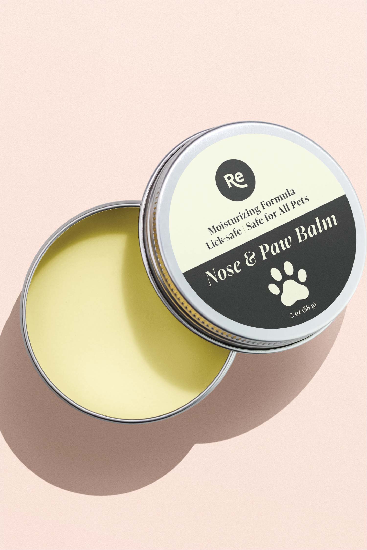 Nose and paw balm jars