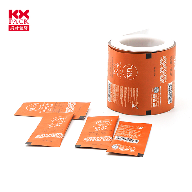 Gravure Printing Food Packaging Film Sachet Packaging Laminated Metalized Film Printing Film Sachet for Ketchup Coffee Powder