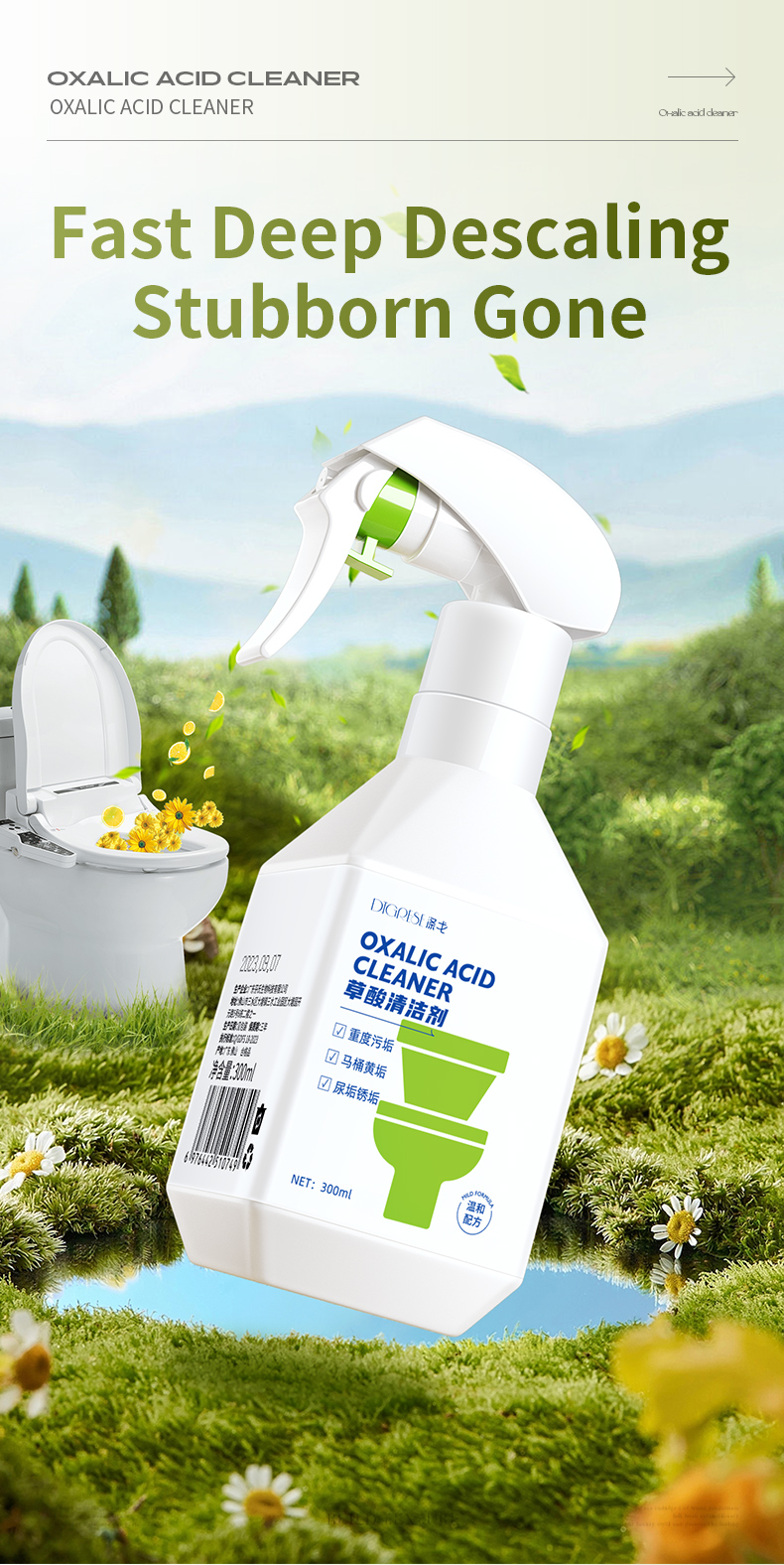 Oxalic Acid Cleaner Eco-Friendly Formula for Deep Household & Commercial Use OEM/ODM Supported