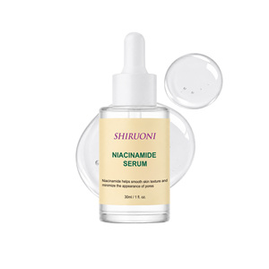 Private Label Vegan Niacinamide Serum Hyaluronic Acid Brightening Pore Shrinking Face Essence