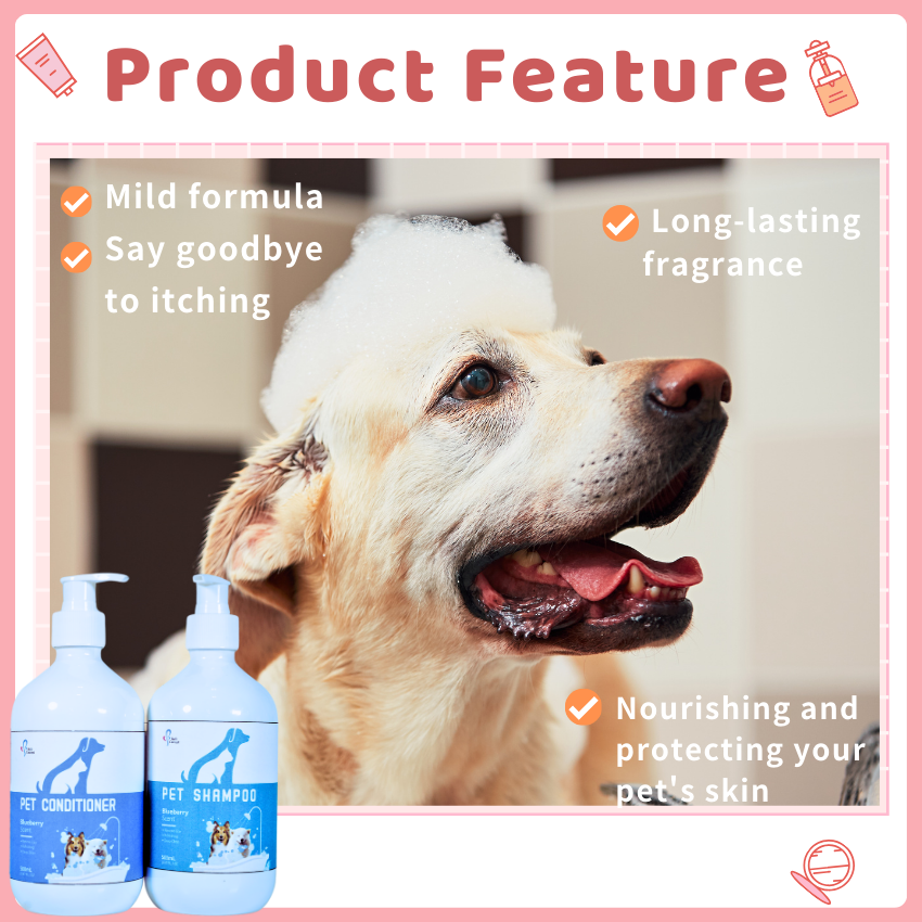 OEM/ODM Pet Shampoo And Conditioner Set For Dogs And Cats Shower Private Label