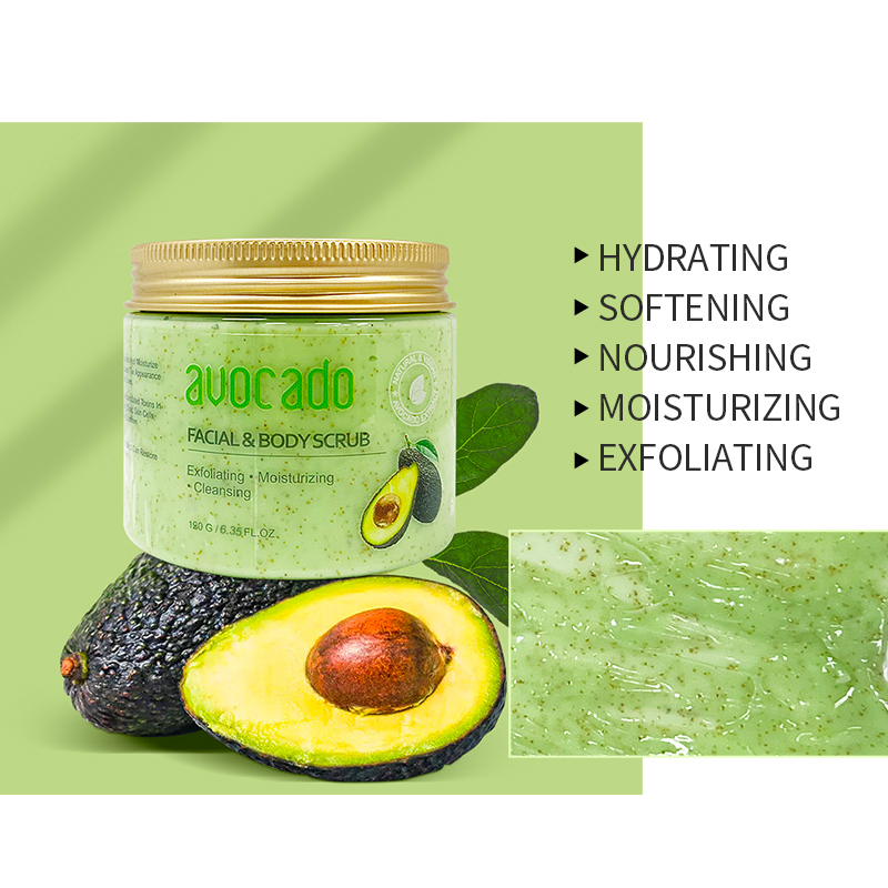 Private Label Men Exfoliate Face Body Scrub Vendors Bodyscrub with Low Moq