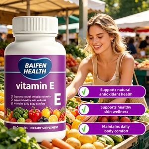 Natural Vitamin E Pure Tocopherol Skincare Capsules