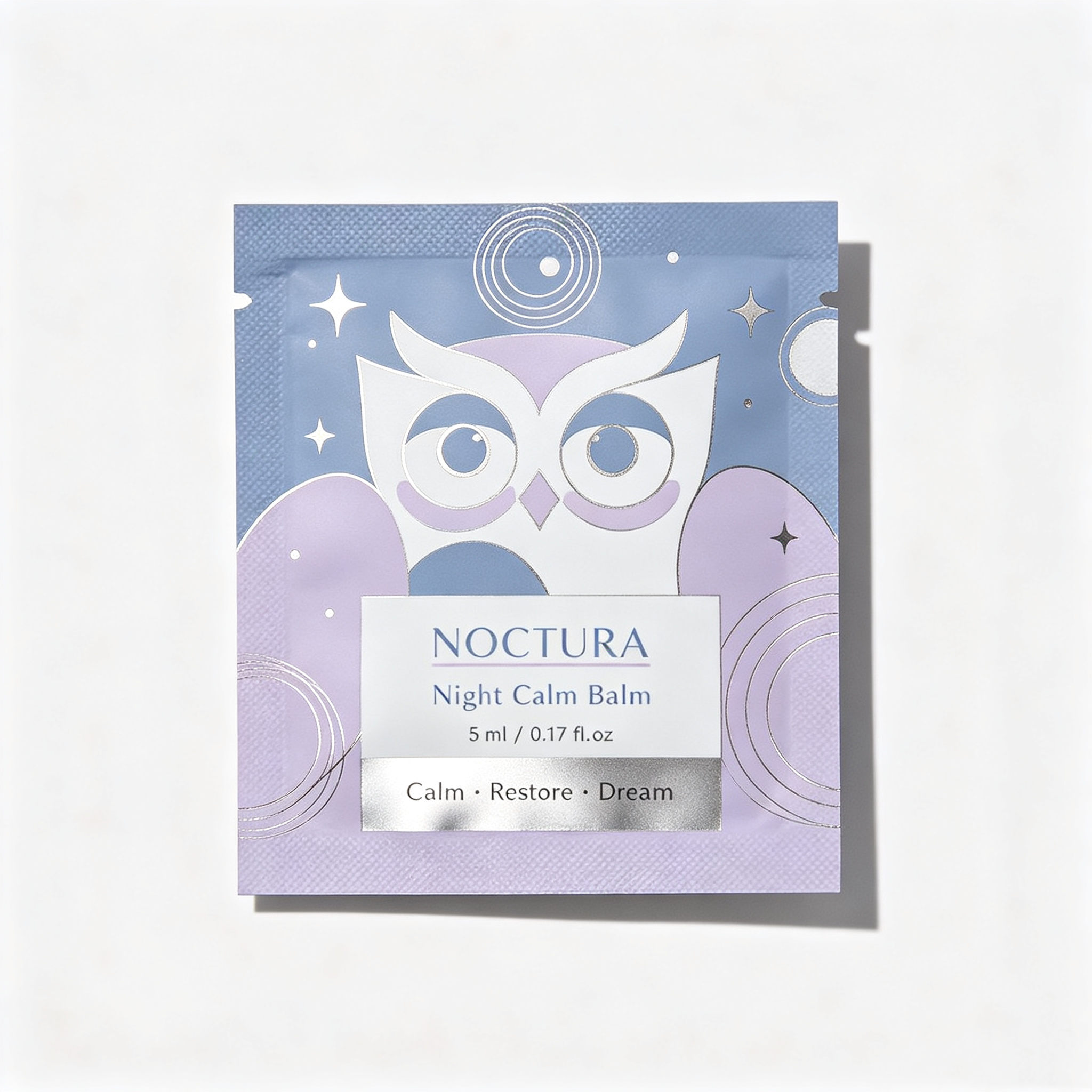 Three Side Seal High Barrier Disposable Cosmetic Sachet Custom Printing Service for Facial Serum and Moisturizing Cream