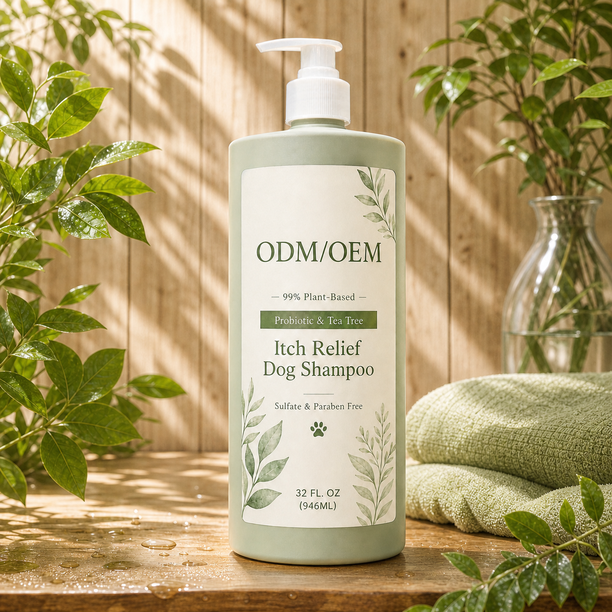 Pet Shampoo Bath Wash For Grooming Salons Pet Stores Wholesale Distribution Daily Pet Care Private Label Custom Packaging Care
