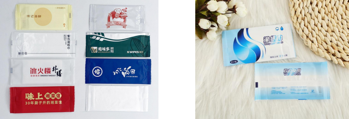 HAOYUAN New Smart Baby Skincare Wipes CE Certified Quality Touch Production Line Fully Automatic Single Wet Wipe Packing Machine