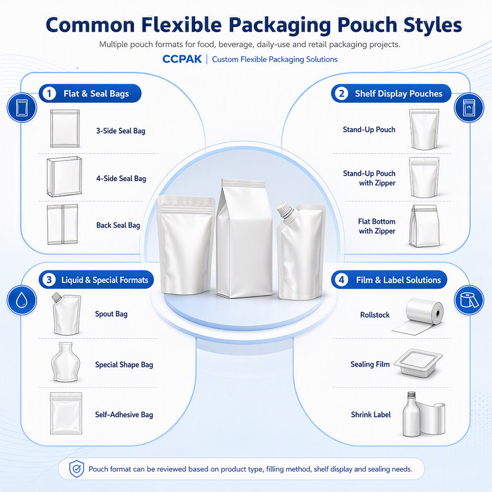 Reclosable Mini Sachet Pouch for Seeds Snacks and Sample Sachets Matte Printed Smell Proof Bulk Flat Retail Packaging