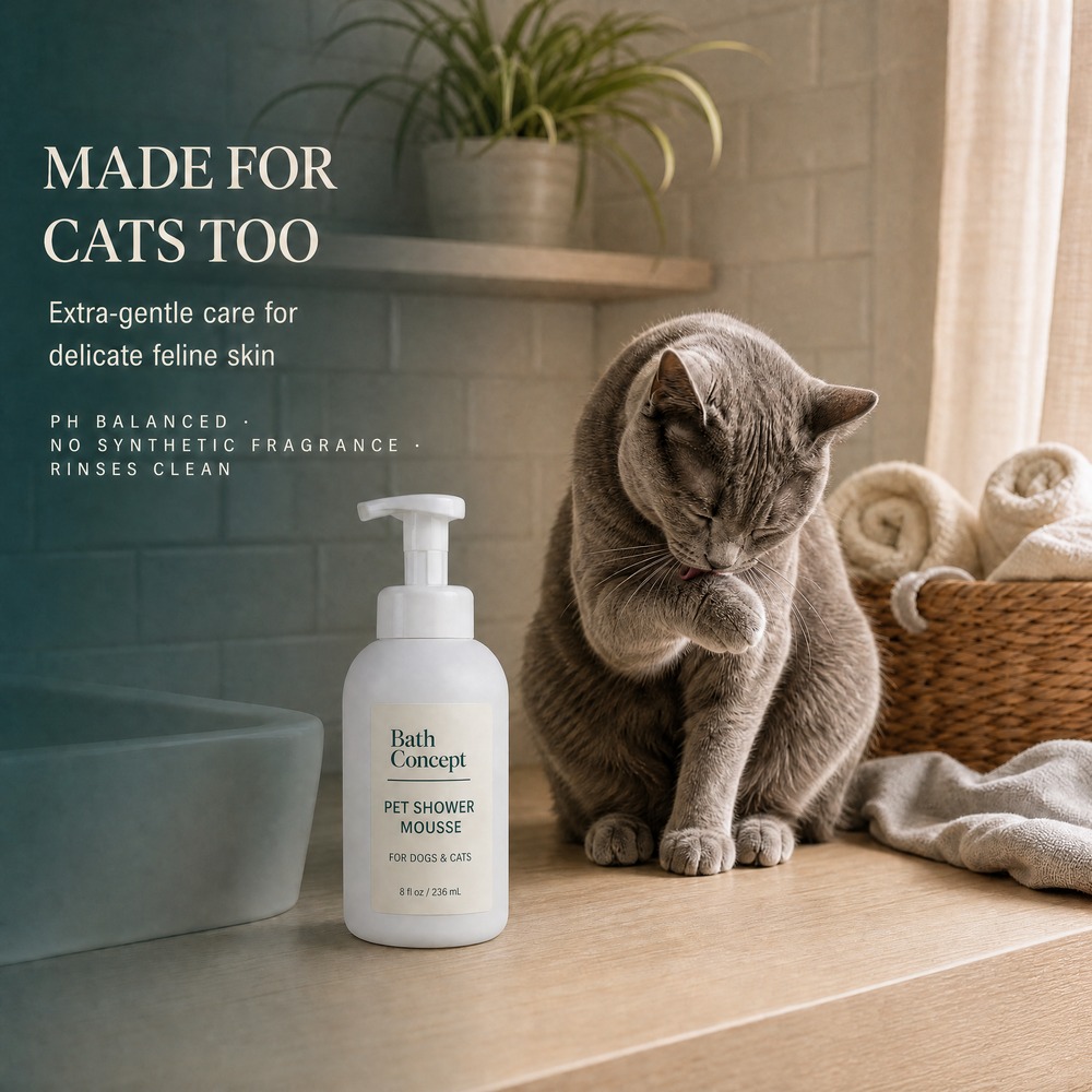 Pet Shampoo Mousse For Dogs And Cats PH Balanced Sulfate Free Sensitive Skin Colloidal Oatmeal Gentle Dog Wash Foam
