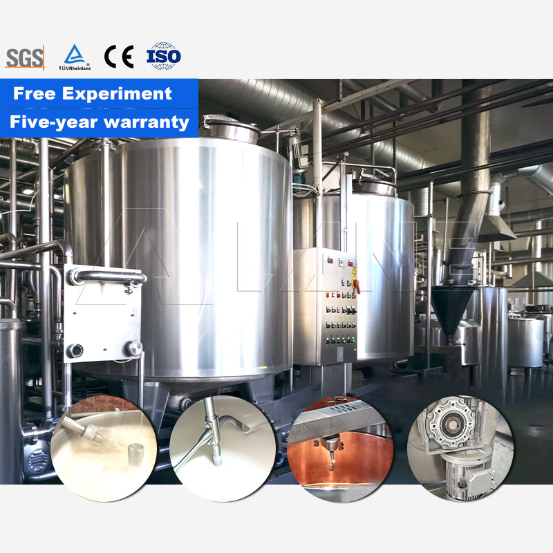 LANE Stainless Steel Mixer Tank Chemical Mixing Tank 1000L Agitator Homogenizing Blending Vessel Equipment Sanitary