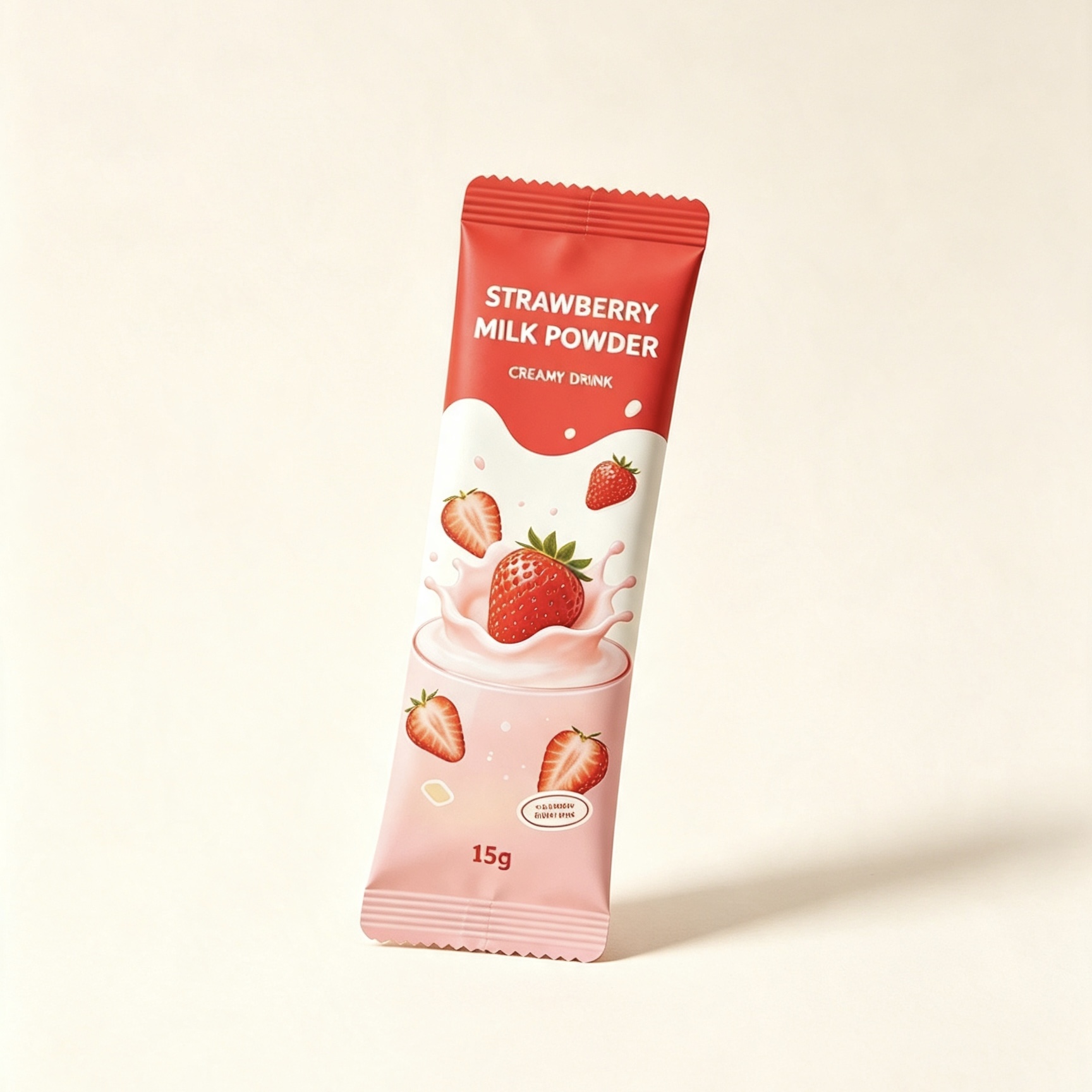 Custom Instant Fruit Beverage Powder Strip Packaging Bag Food Grade Laminated Stick Sachet Full Color Gravure Printing Service