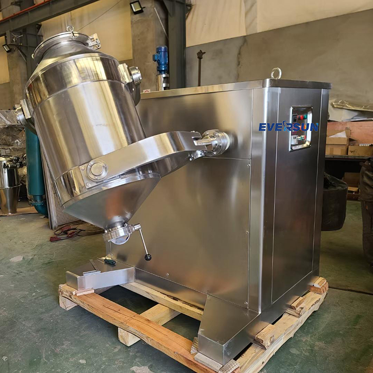 Xinxiang Hot Sale High Speed Rotary 3D Powder Mixer Food Mixers