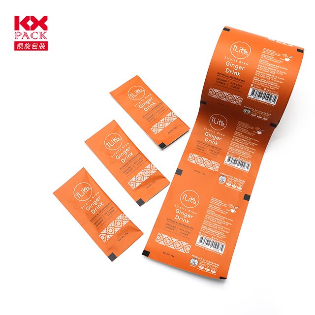 Gravure Printing Food Packaging Film Sachet Packaging Laminated Metalized Film Printing Film Sachet for Ketchup Coffee Powder
