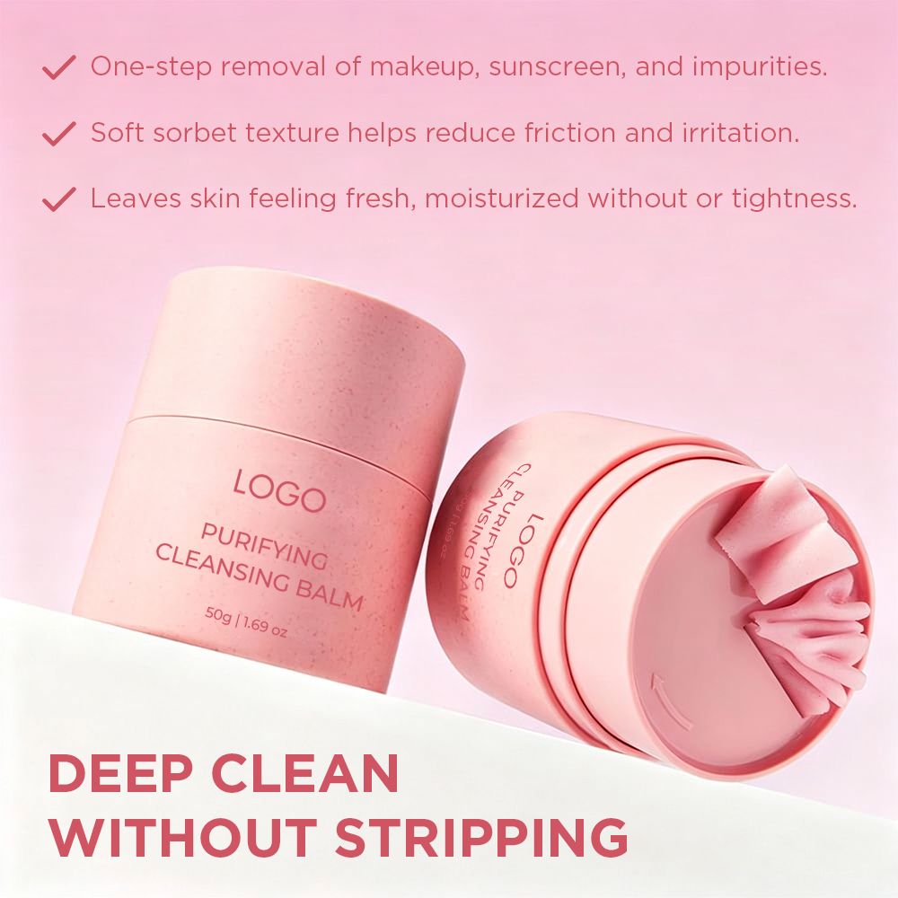 Purifying Cleansing Balm Skincare Solution Custom Formula OEM ODM Factory for Private Label Beauty Brands and Retailers