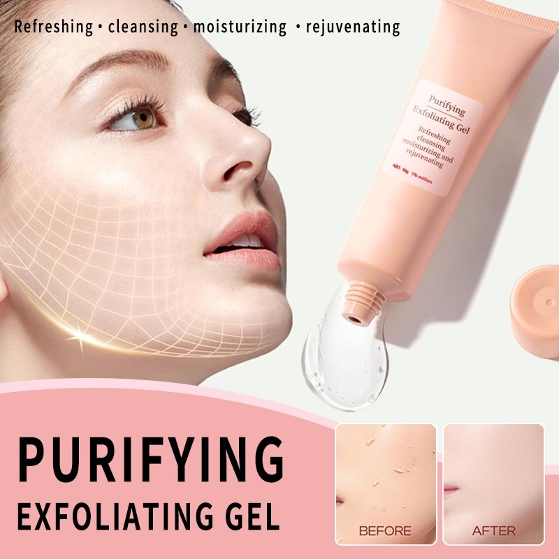 Wholesale OEM Cross-border Southeast Asia Hot Spot Exfoliating Face &amp; Body Scrub Gel 50g Box Packaging Purification