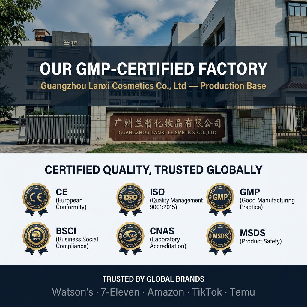 OEM ODM Cosmetics Manufacturer GMP ISO Certified Private Label Hair Care Body Care Custom Formula Wholesale Low MOQ