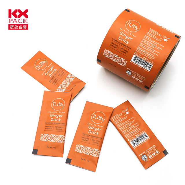 Gravure Printing Food Packaging Film Sachet Packaging Laminated Metalized Film Printing Film Sachet for Ketchup Coffee Powder