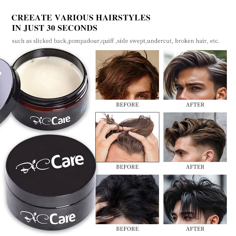 OEM/ODM Factory Custom Hrwax Matt Private Label Organic Strong Hold Hair Clay Matte Cream