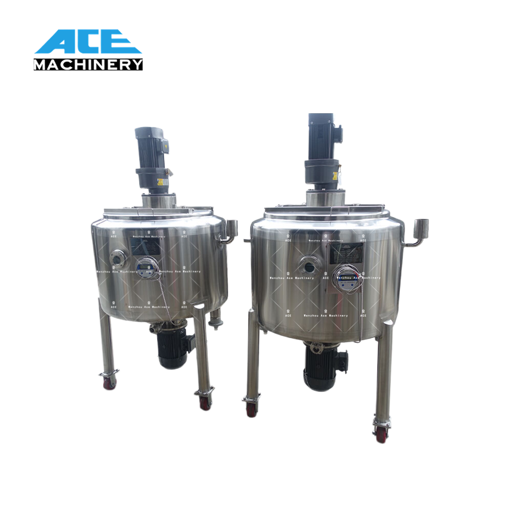 100-Liter Bottom Homogenizer With Top Scraper Mixer