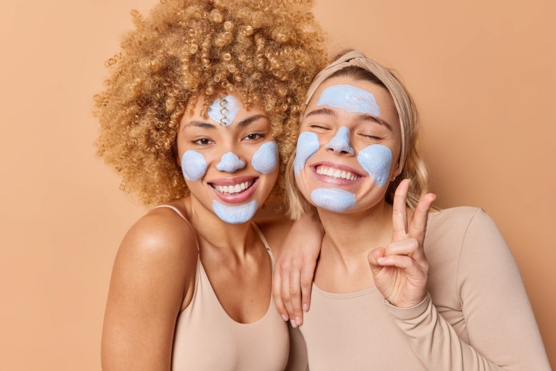 Diverse radiant skin care results