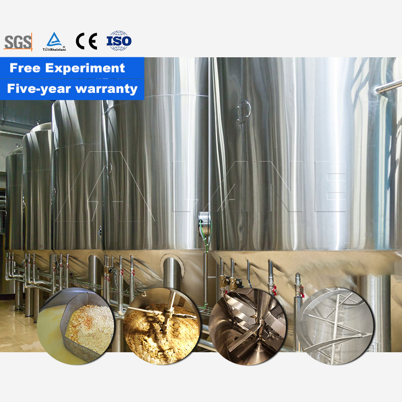 LANE Stainless Steel Mixer Tank Chemical Mixing Tank 1000L Agitator Homogenizing Blending Vessel Equipment Sanitary