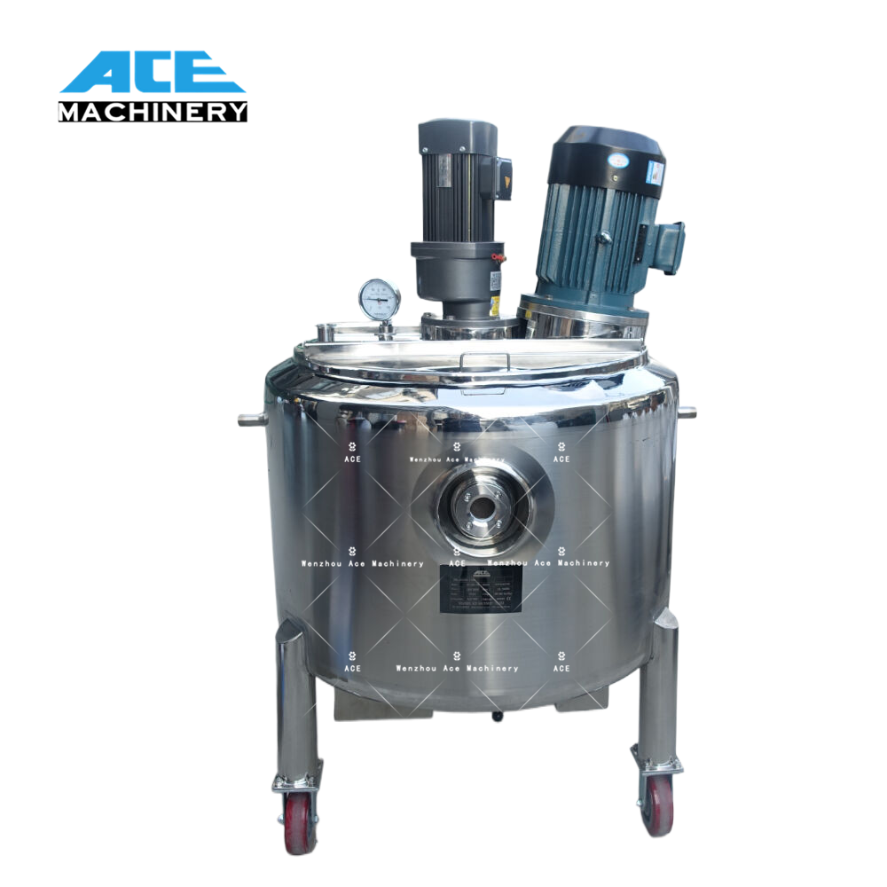 300-Liter Top Scraper, Homogenizer & Wheels