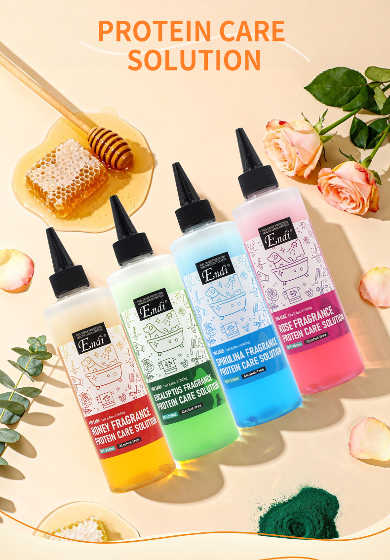 Pet Dog Hair Protein Care Solution Spray Rose Fragrance Pet Grooming Product Dog Coat Damage Repair Safe Non-Irritating Formula