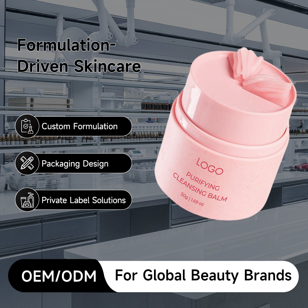 Purifying Cleansing Balm Skincare Solution Custom Formula OEM ODM Factory for Private Label Beauty Brands and Retailers
