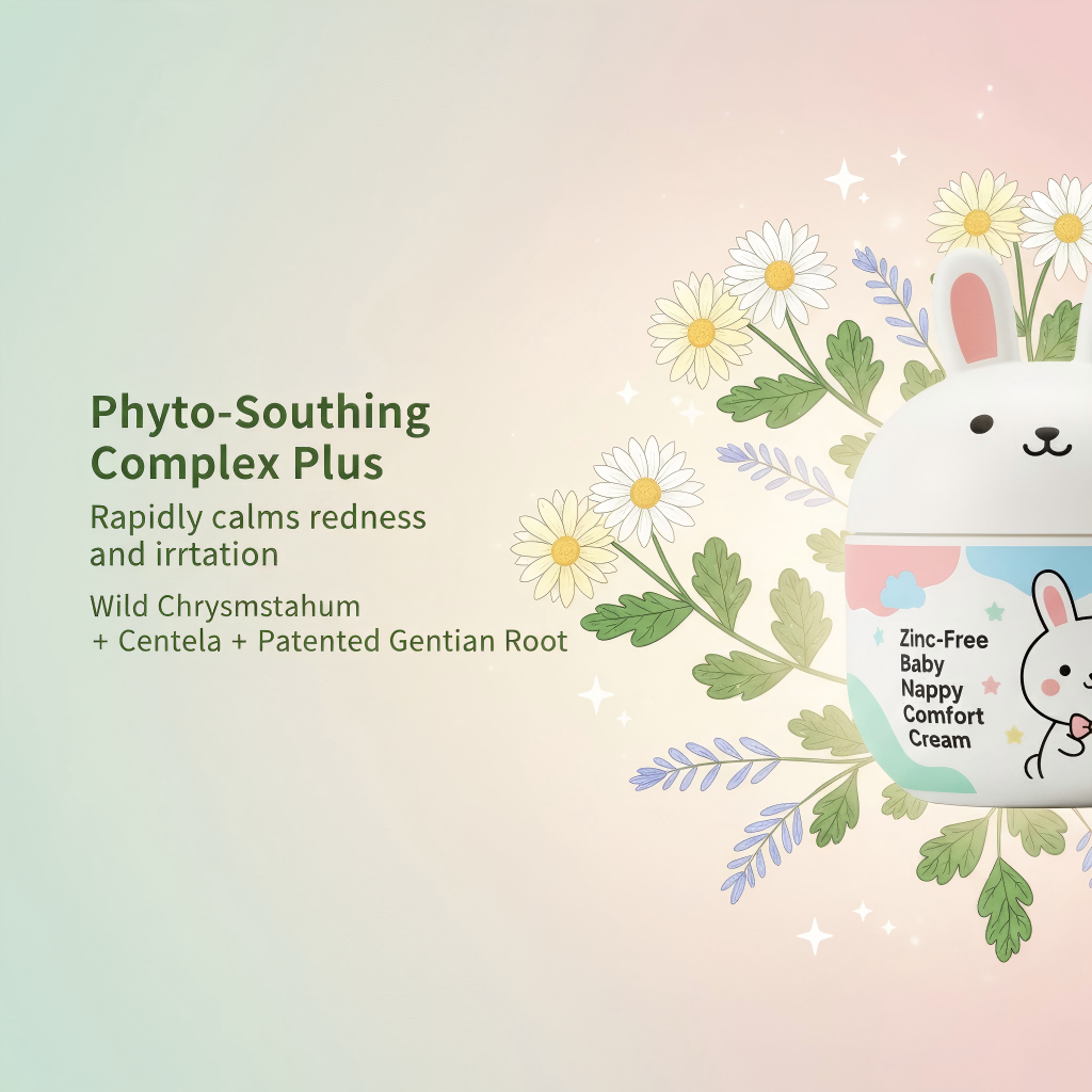 Cosmetic ODM Baby Skincare Herbal Nappy Cream Custom Logo Patented Biomimetic Vernix Panthenol Lanolin Egg Yolk Oil Made China