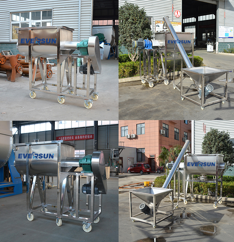 100 150 200 300 400 500 600ltr Ribbon Mixer Horizontal Ribbon Blender Mixer
