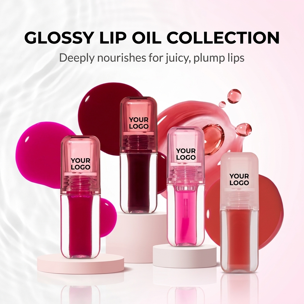 Lip Oil Private Label Cloudberry Lab OEM ODM Customized Texture Organic Ingredients Makeup Manufacturer Services Expert Pro