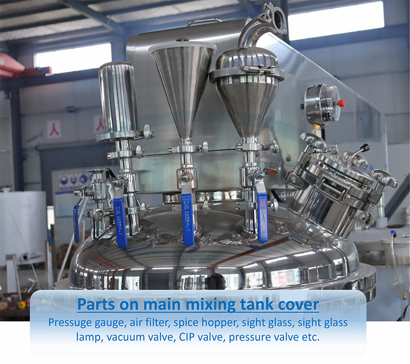 Hot Sale Face Cream Making Machine Concealer Making Machine Body Lotion Making Machine