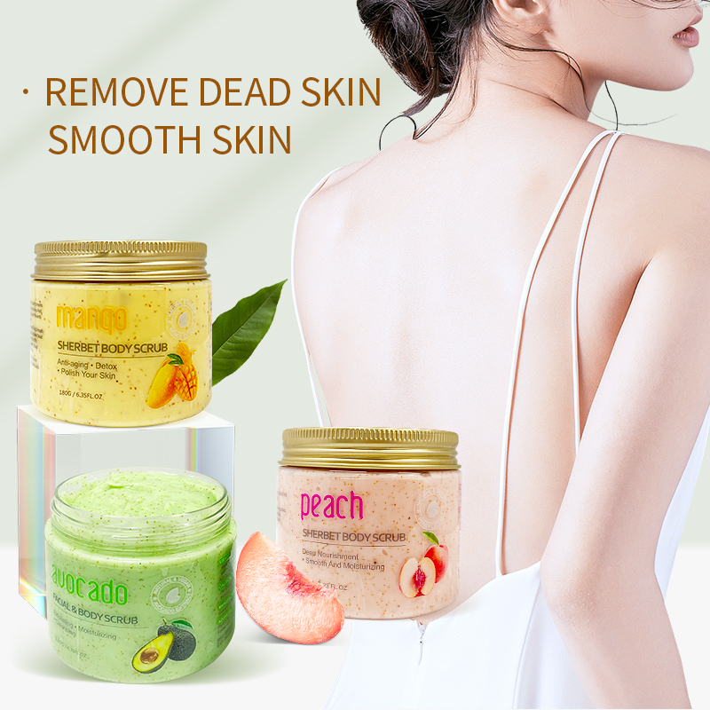 Private Label Men Exfoliate Face Body Scrub Vendors Bodyscrub with Low Moq