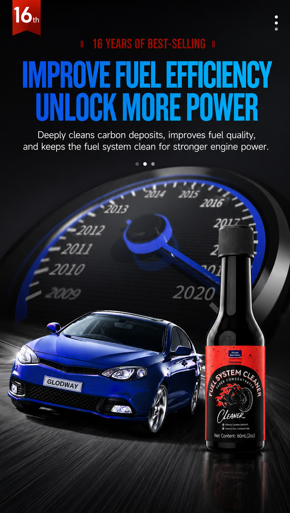 Commercial Injection Cleaner Petrol Formula for Motorcycle and Car Engine Care Retail Supply Bottle Pack Fuel Additive