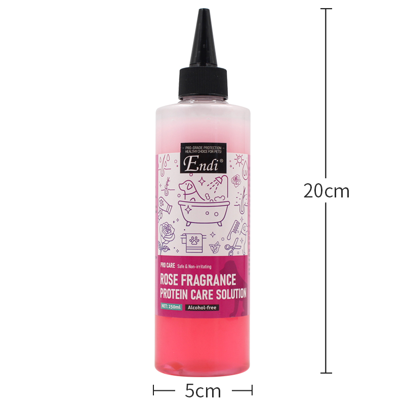 Pet Dog Hair Protein Care Solution Spray Rose Fragrance Pet Grooming Product Dog Coat Damage Repair Safe Non-Irritating Formula